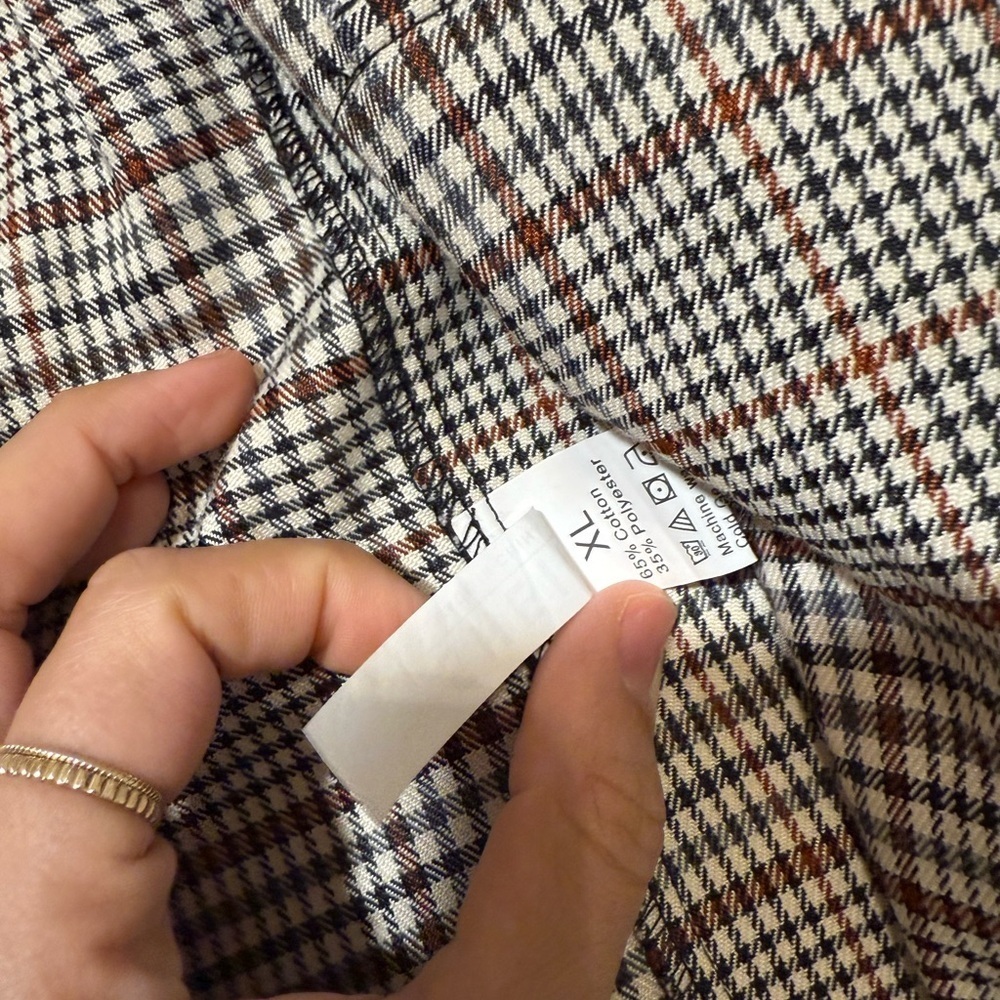 Lightweight Plaid Slouchy Blazer - Picture 4 of 5
